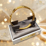 22k / 916 Gold Design bar and bead bangle by Best Gold Shop