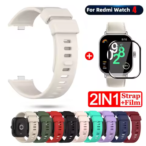 Replacement Strap For Xiaomi Redmi Watch 4 Strap Silicone Watchbands Strap For Redmi Watch 4 Strap B
