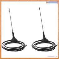 [Q H B W] 2X Digital External Antenna for Tv 5Dbi Dvb - T Dvb - T Hdtv Mcx Connector