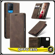 Casing Oppo A54 Flip Case Dompet Oppo A 54 Caseme Wallet Premium