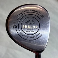 Super SHALOP 7 Golf Fairway Wood 7F 25 RH Golfclub Graphite Shaft Regular Flex R - Surplus PreOwned
