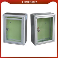 [LovoskiacMY] Mailbox Wall Mount Lockable Secure Mail Letter Box Metal Parcel Hanging Iron Aluminum 