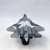 WLTK 1/100 Russia SU57 Air Force Su 57 Stealth Fighter Alloy Airplane Static Model Ornaments