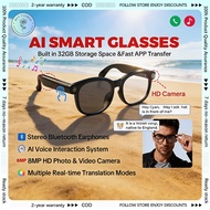AI Smart Glasses 800W Pixels Camera Bluetooth Call Translation AI Photo Recognition Built-in Speaker