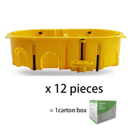 ◐ABSOLUTE◐ EU 86 DryWall Box For Gypsum Board Drywall Plasterboad and Concrete Wall EU Switch Socket