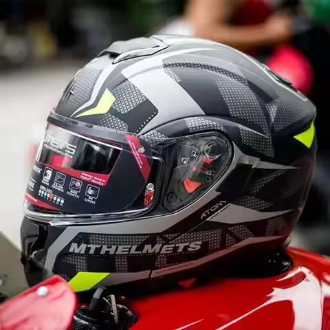 Flip Up Helmet Gloss/Matt Motorcycle Mt Atom Sv M-4Xl Color Options Original Helmets Double Visors f