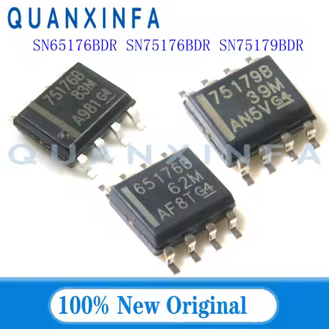 10PCS SN65176BDR SN75176BDR SN75179BDR 65176B 75176B 75179B driver SOP-8 New original