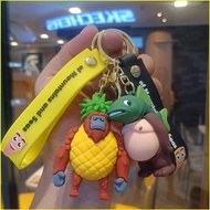 Italian Brainrot Keychain Schimpanzini Bannanin Pendant Cartoon Bags Accessories Anime Periphery