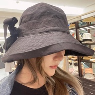 0404 Japan Direct Mail CA4LA Big Brim Sunscreen 90% uv Bow Adjustable Bucket Hat TKU-00254