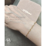 O'Dhima Diamond Bracelet 9k Gold (9OW0006)