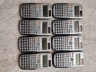 Casio fx-50FH II  PLUS 科學計算機、標價是每一部價錢。已經換了記憶電池、保證正常可以用。有問題一星期內可以退換。客人可以測試。满意才交易。也可以郵寄。錦上路MTR或美孚MTR站交