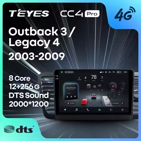 TEYES CC4 PRO For Subaru Outback 3 Legacy 4 2003 - 2009 CarPlay Radio Multimedia Stereo Car play And