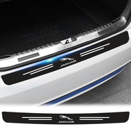 1pcs Carbon Fiber Car Trunk Sticker Car Bumper Trim Anti-scratch Stickers for Jaguar XEL F-TYPE XFL 