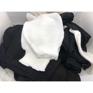 Anak Tudung Cotton Skaff Klasik Mutli Saiz Wanita Skaf Budak Sekolah Hitam Putih Berwarna