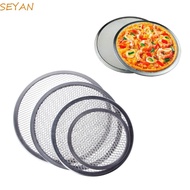 SEYAN Pizza Tools 6-12 in Round Flat 1 pcs Aluminium Mesh Pizza Screen