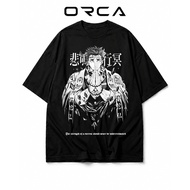 Orca T-shirt with Himejima Gyoumei Demon Slayer print - High quality Cotton fabric - ORCA199
