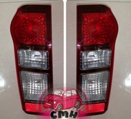 ไฟท้าย พร้อมชุดสายไฟ ISUZU DMAX อีซูซุ ดีแมคซ์ 2012 2013 2014 2015 2016 2017 2018 เบ้าดำ ตราเพชร DIA