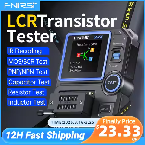 FNIRSI LCR-P1 Multifunction Transistor Capacitor Tester LCR ESR Tester Diode Triode LCR ESR NPN PNP 