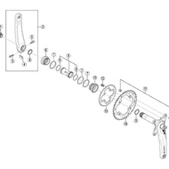 Shimano Chainring 38TAk Deore Xt FcM785