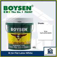 ◱ ◩ ✑ Boysen B-701 Flat Latex White 16L-Pail