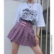 Plaid Purple tennis Skirt