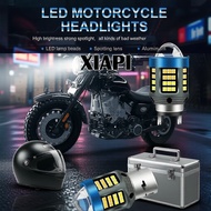 1pc H4 BA20D H6 CSP LED,,  1pc H4 BA20D H6 CSP LED Lampu Hadapan Motosikal, Dwi-Warna Putih-Kuning, 