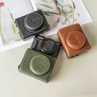 Shipped From Taipei Canon g7x3 Protective Case g7x2 Camera Bag G7X Base Leather Mirrorless Accessori