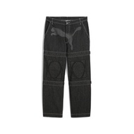 [28/Black/Denim] A$AP ROCKY x PUMA Knee Pad Pants Men in Black/Denim, Size 28, 100% Cotton