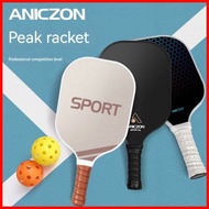 ♕ ☸ ● Carbon Fiber Pickleball Paddle Set 2 Rackets + 4 Pickleballs + Storage Bag Professional level