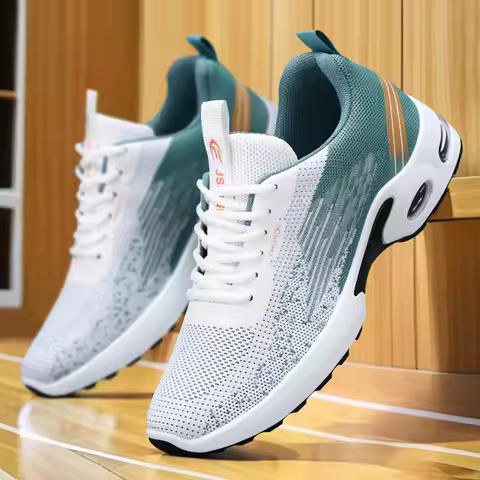 Ultralight Running Shoes for Men Casual Breathable Mesh Sneakers Anti-slip Fashion Solid Colour Men'