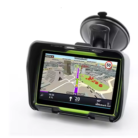 4.3 inch Car Motorcycle GPS Navigation Waterproof IPX67 dustproof shockproof Bluetooth FM AVIN Built