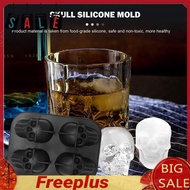 3D Skull Silicone Mold Ice Maker Chocolate Ice Cream DIY Whiskey Tools