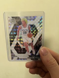 2024-25 Mosaic Jeremy Sochan Choice White Prizm #16 /35