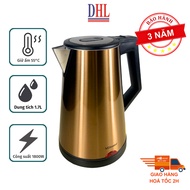 Mitomo ST-631 3-layer stainless steel electric kettle (1.7L) - Genuine product