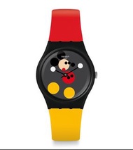 全新 Swatch x Damien hirst 迪士尼米奇90週年限量錶