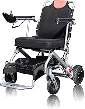 Fashionable Simplicity Elderly Disabled Light Folding Electric Wheelchair Multifunction Intelligent Electric Wheelchair Weight 120Kg Breathable Shockproof