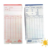 Punch Card/ Attendance Punch Card 100 sheets