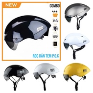 ROC HELMETS R18, ROC P.O.C Falcon STAMP Genuine Bicycle Helmet Full Accessories