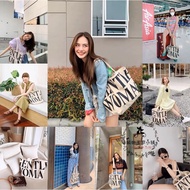 Gentlewoman GNW Bangkok Totebag Canvas Shoulder Bag Wanita Daily Casual Bag