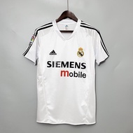 Real Madrid RMD 04-05 Retro Home Football Shirt #   RONALDO BECKHAM 2005 2005.