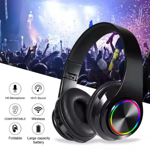 B39 Bluetooth Headset Foldable Headphones HiFi Stereo Earphone With Mic Support SD Card FM For Xiaom