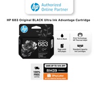 HP 683 Black Color Ink Cartridge , For Printer 2898 2899 6175