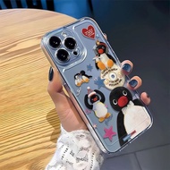 Bintang Lucky Penguin Casing hp Realme C75X Note 70 60 60X C71 C75 C53 50 C61 C63 4G C51S C51 9 Pro 