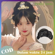 Sanggul Rambut China Hanfu Wig Rambut Palsu Kostum Kuno Malas Hanfu Ancient Costume Wig