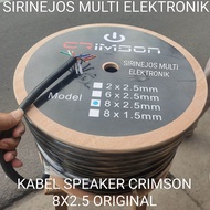 KABEL SPEAKER CRIMSON 8x2.5 PER METER SERABUT TEMBAGA CRIMSON 8x25