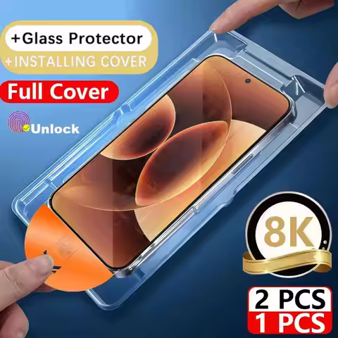 1-2PCS 8K Dust Free Glass For Xiaomi 17 Pro Max 15T 14T 14 13 12T Pro HD Oleophobic Coating Screen P