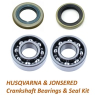 Crankshaft Ball Bearing Oil Seal Set For Husqvarna 365 371 372 372XP Jonsered 2063 2163 2065 2165 20