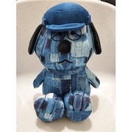 2022 Peanuts FDMTL Olaf Snoopy Denim Patchwork Limited Edition Stuffed Toy