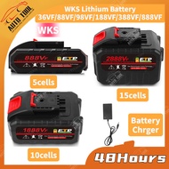 CLC ✧ WKS 48VF/68VF/88VF/188VF/888vf/1888vf/2888vf Lithium Battery Electric Drill Accessories Screwd