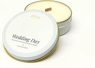 Effing Candle Co. Travel Candle 3.5 oz Notes of Sheer Vanilla and Orchid Wedding Day